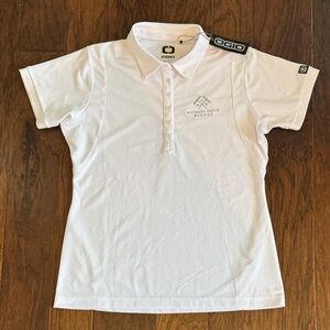 Ogio White Polo Shirt w/Michael David winery logo sz L NWT